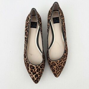 White House Black Market Leopard Print Flats